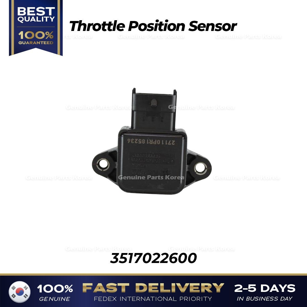 Genuine Throttle Position Sensor 3517022600 for Hyundai Accent Elantra