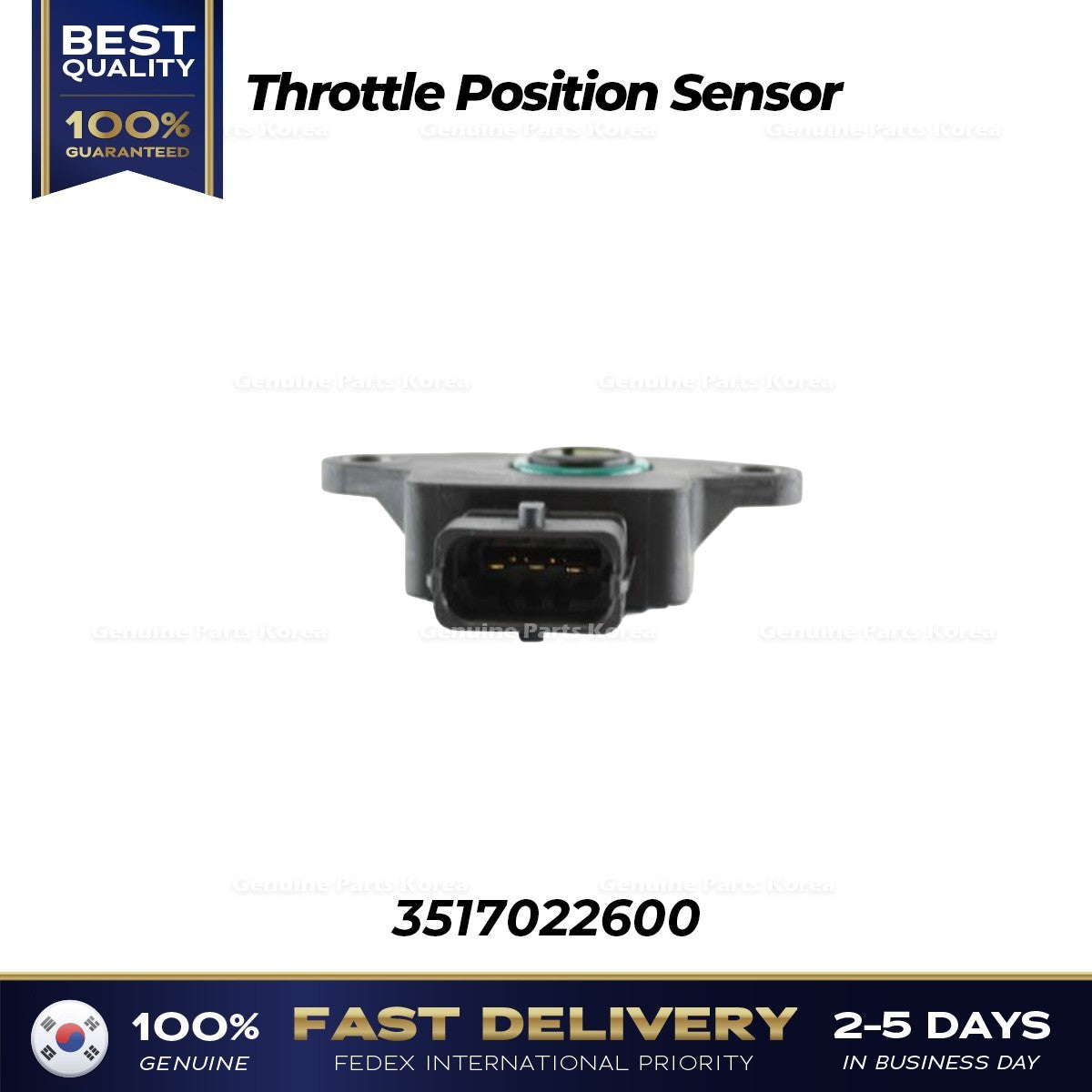 Genuine Throttle Position Sensor 3517022600 for Hyundai Accent Elantra