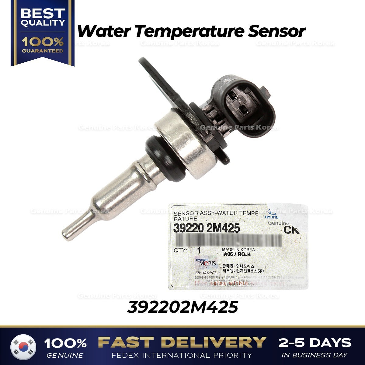 Genuine Water Temperature Sensor 392202M425 for Hyundai Kia