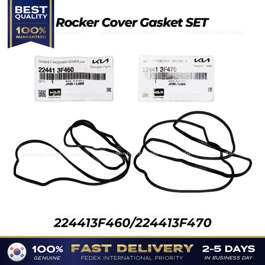 Genuine Rocker Cover Gasket SET 224413F460 224413F470 for Hyundai Genesis