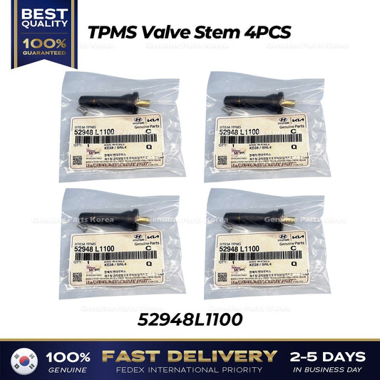 Genuine TPMS Valve Stem 4PCS 52948L1100 for Hyundai Kia