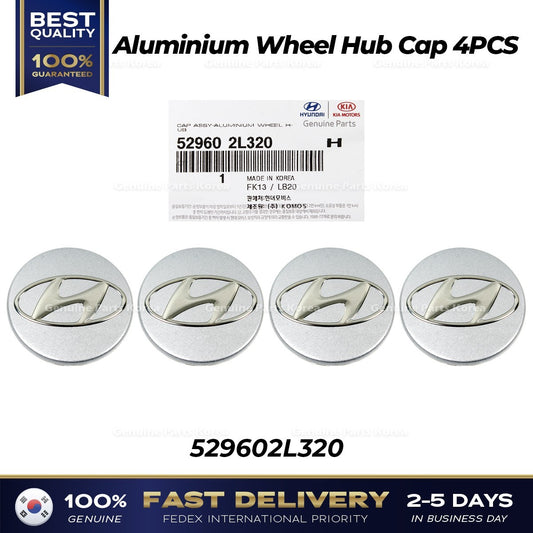 Genuine Aluminium Wheel Hub Cap 4PCS 529602L320 for Hyundai Elantra Touring