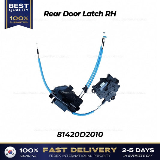 Genuine Rear Door Latch RH 81420D2010 for Hyundai Elantra