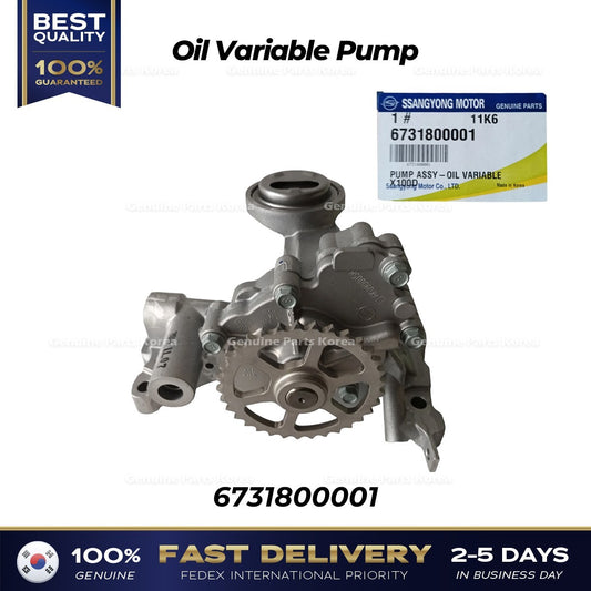 Genuine Oil Variable Pump 6731800001 for Ssangyong Tivoli