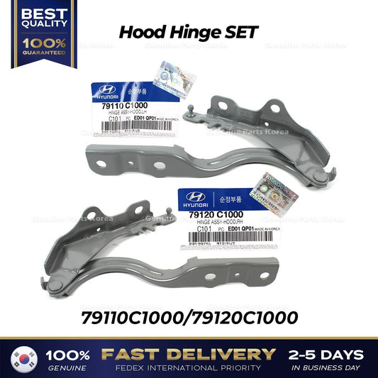 Genuine Hood Hinge SET 79110C1000 79120C1000 for Hyundai Sonata