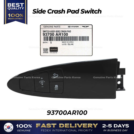 Genuine Side Crash Pad Switch 93700AR100 for Hyundai Electrified GV70