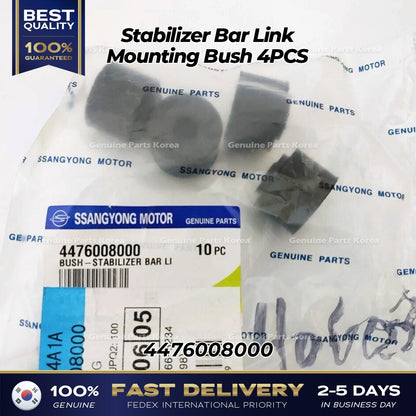 Genuine Stabilizer Bar Link Mounting Bush 4PCS 4476008000 for Ssangyong
