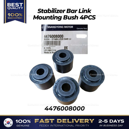 Genuine Stabilizer Bar Link Mounting Bush 4PCS 4476008000 for Ssangyong