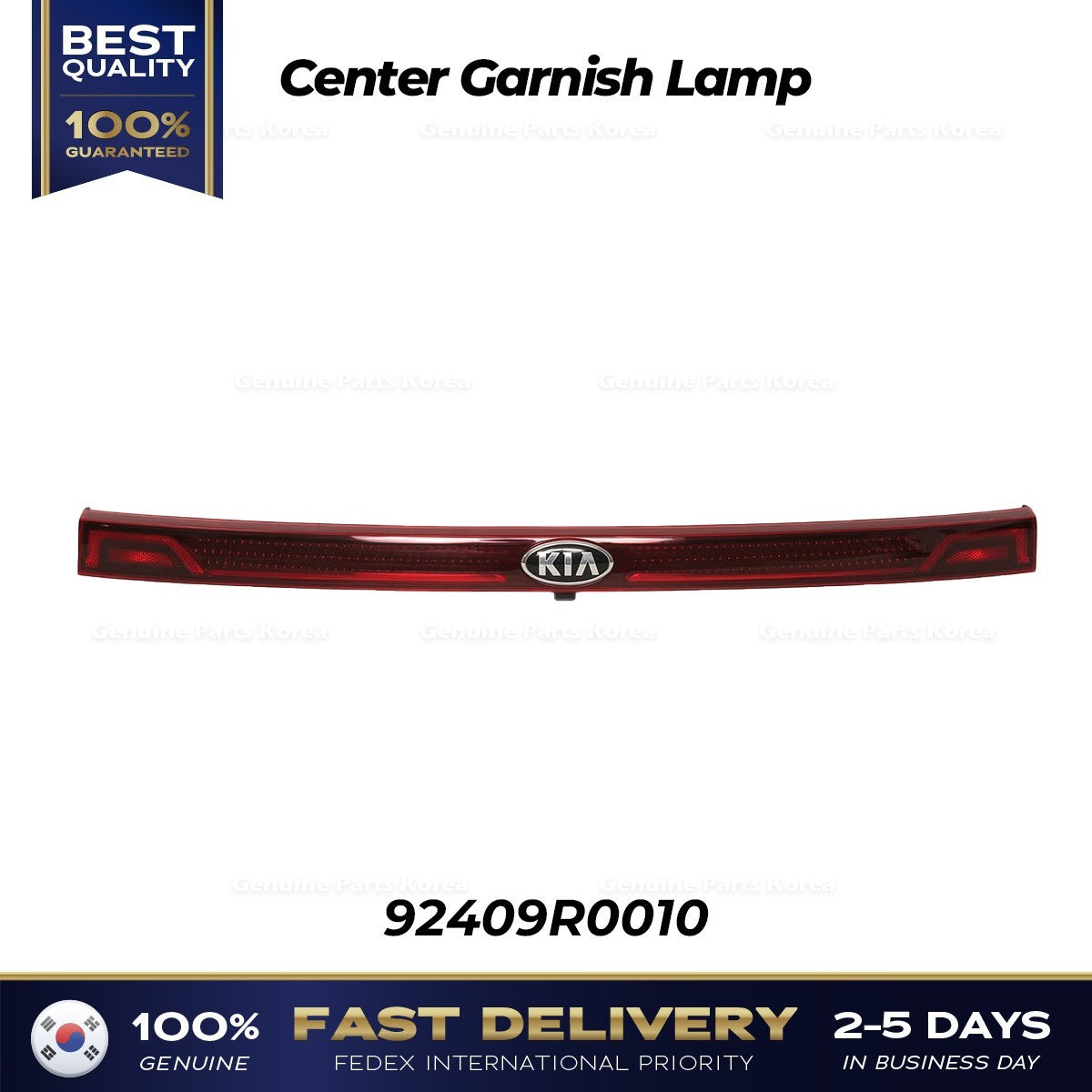Genuine Center Garnish Lamp 92409R0010 for Hyundai Tucson