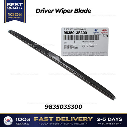 Genuine Driver Wiper Blade 983503S300 for Hyundai Accent Kona Kia Cadenza