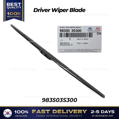 Genuine Driver Wiper Blade 983503S300 for Hyundai Accent Kona Kia Cadenza