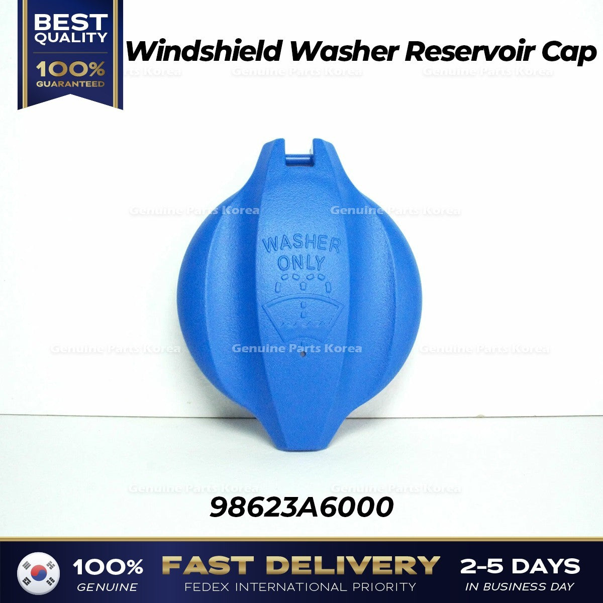 Genuine Windshield Washer Reservoir Cap 98623A6000 for Hyundai Kia