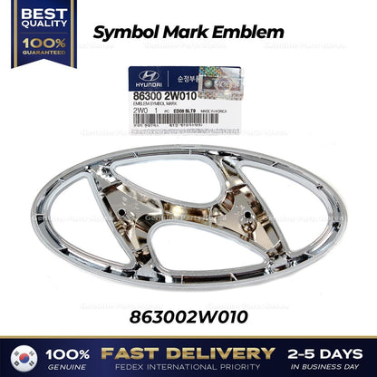 Genuine Symbol Mark Emblem 863002W010 for Hyundai Santa Fe Sport
