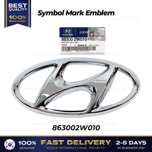Genuine Symbol Mark Emblem 863002W010 for Hyundai Santa Fe Sport
