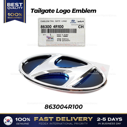 Genuine Tailgate Logo Emblem 863004R100 for Hyundai Sonata Hybrid
