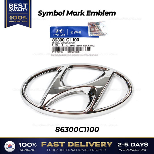 Genuine Symbol Mark Emblem 86300C1100 for Hyundai Sonata Sports