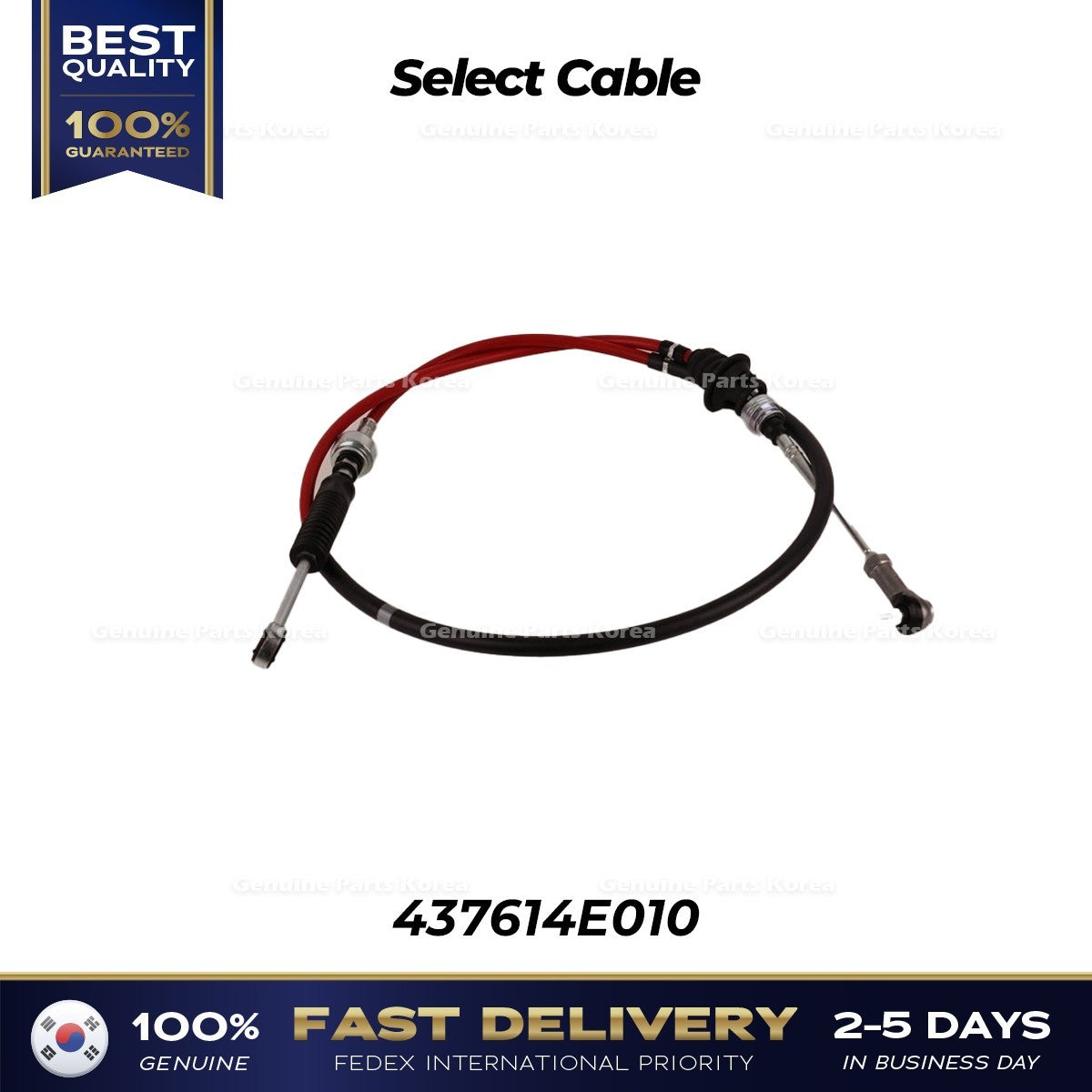 Genuine Select Cable 437614E010 for Kia Sorento