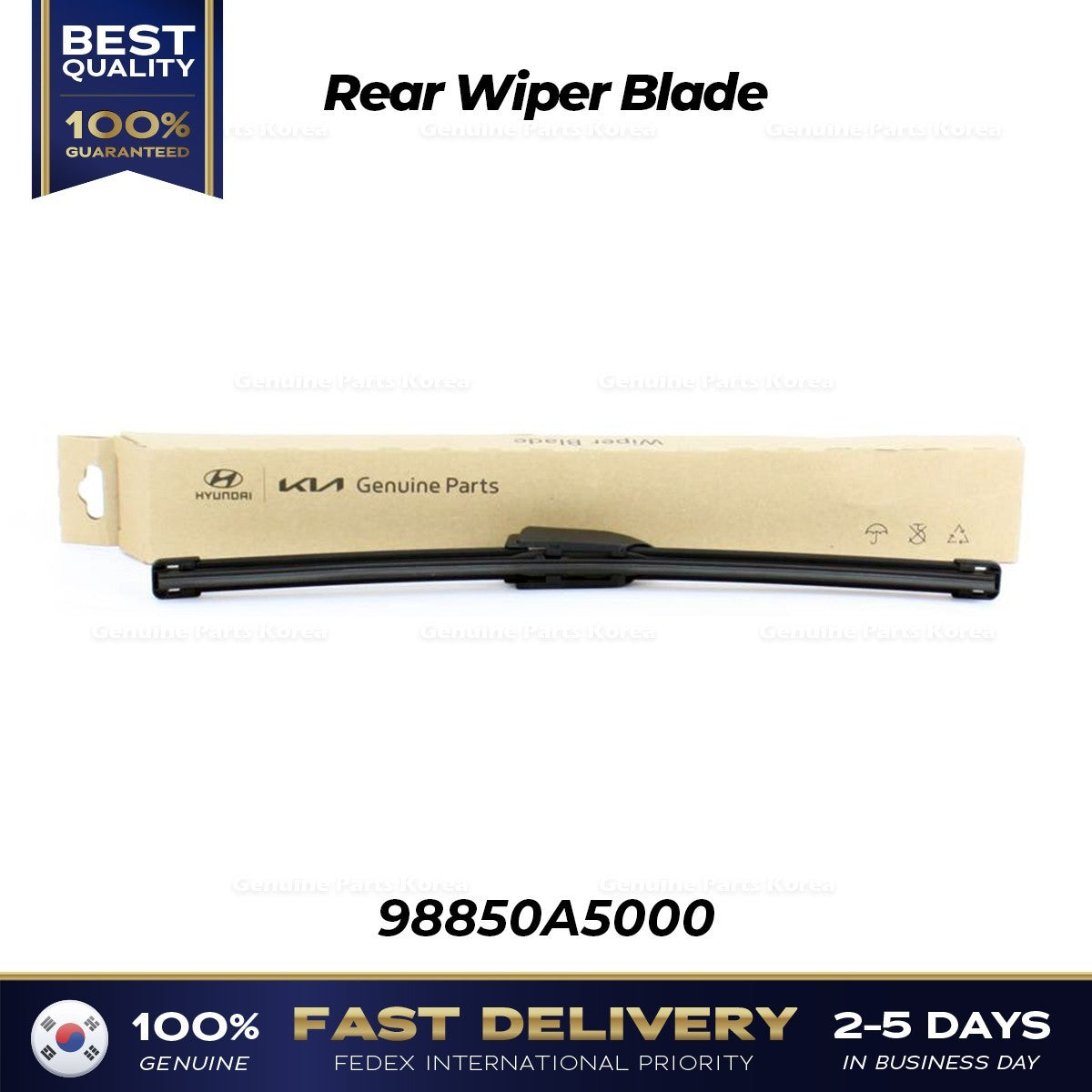 Genuine Rear Wiper Blade 98850A5000 for Hyundai Elantra GT