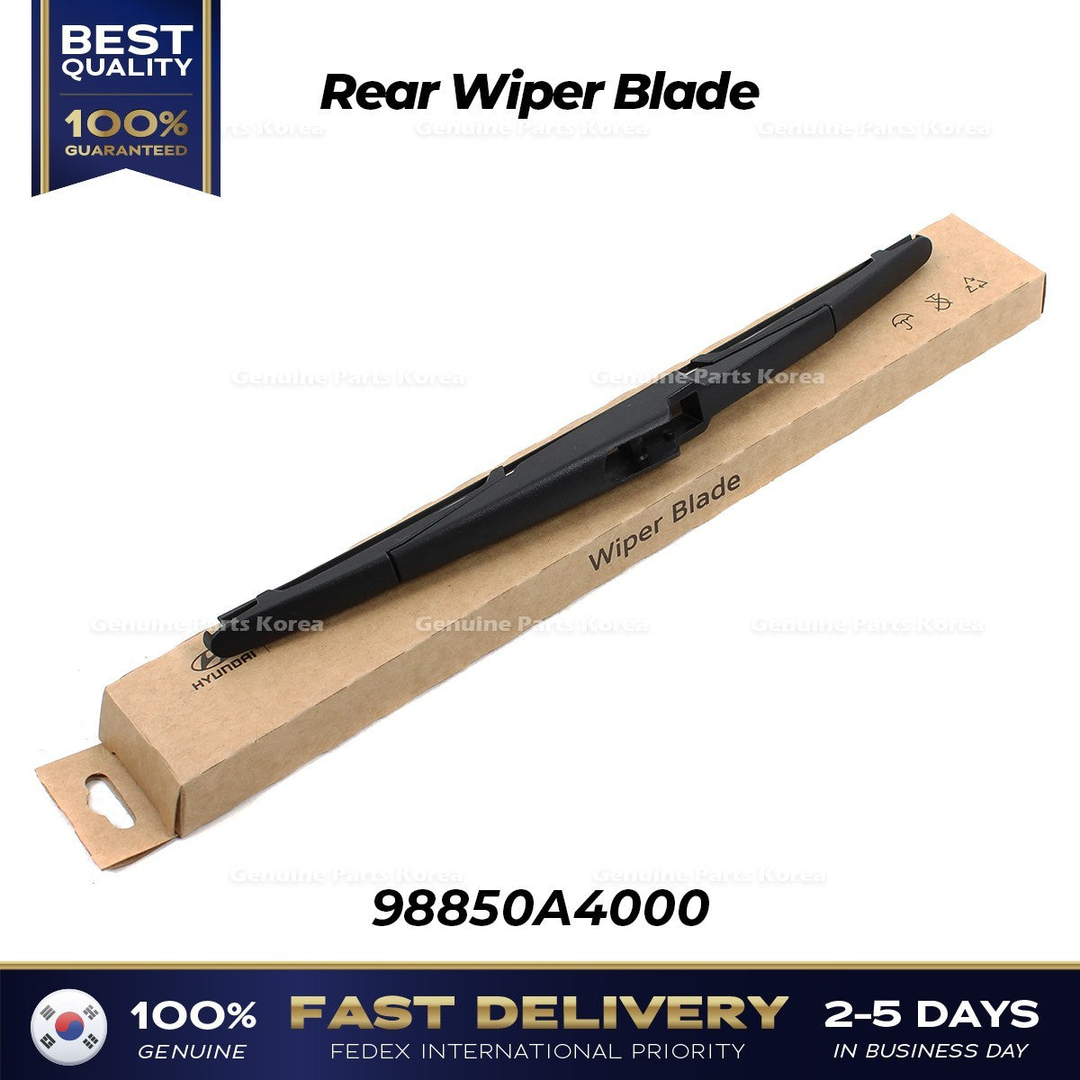 Genuine Rear Wiper Blade 98850A4000 for Hyundai Tucson Kia Sportage