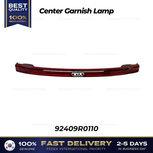 Genuine Center Garnish Lamp 92409R0110 for Kia Carnival