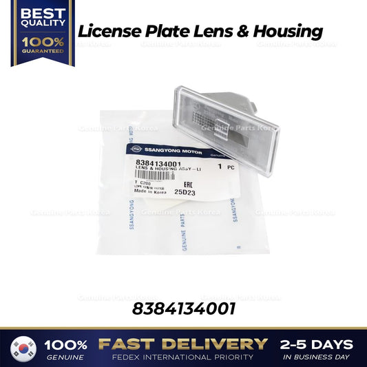 Genuine License Plate Lens & Housing 8384134001 for Ssangyong Korando C