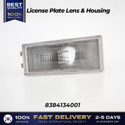 Genuine License Plate Lens & Housing 8384134001 for Ssangyong Korando C
