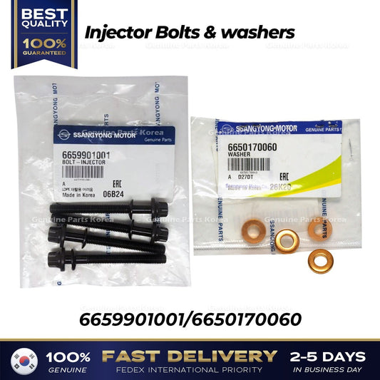 Genuine Injector Bolts & washers 6659901001 6650170060 for Ssangyong Rexton