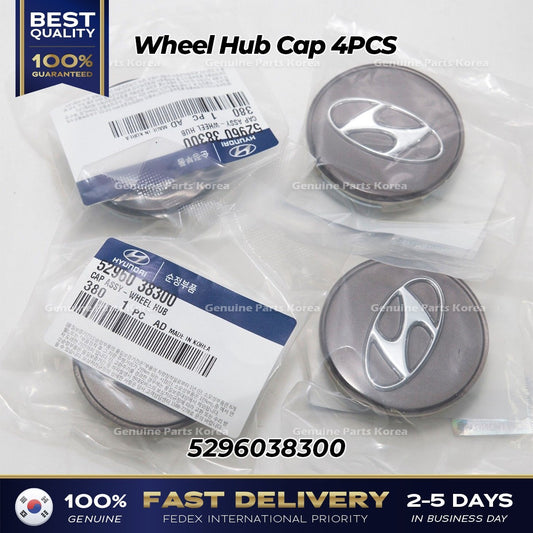 Genuine Wheel Hub Cap 4PCS 5296038300 for Hyundai Sonata