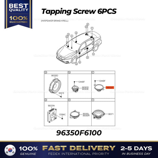 Genuine Center Speaker 96350F6100 for Kia Cadenza K7