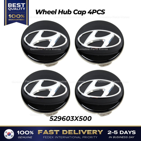 Genuine Wheel Hub Cap 4PCS 529603X500 for Hyundai Elantra Veloster