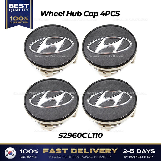 Genuine Wheel Hub Cap 4PCS 52960CL110 for Hyundai Santa Fe