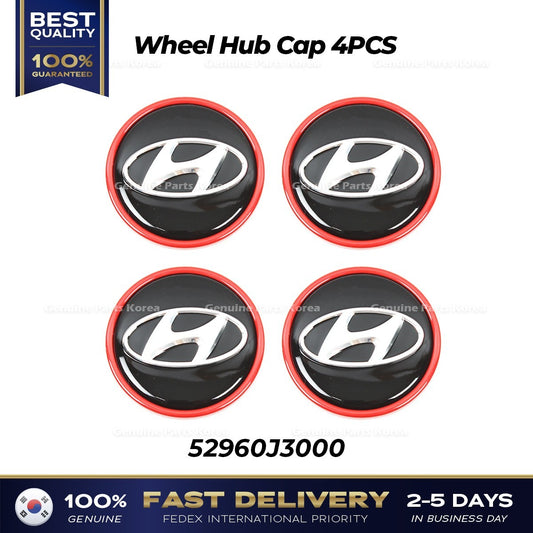 Genuine Wheel Hub Cap 4PCS 52960J3000 for Hyundai Veloster
