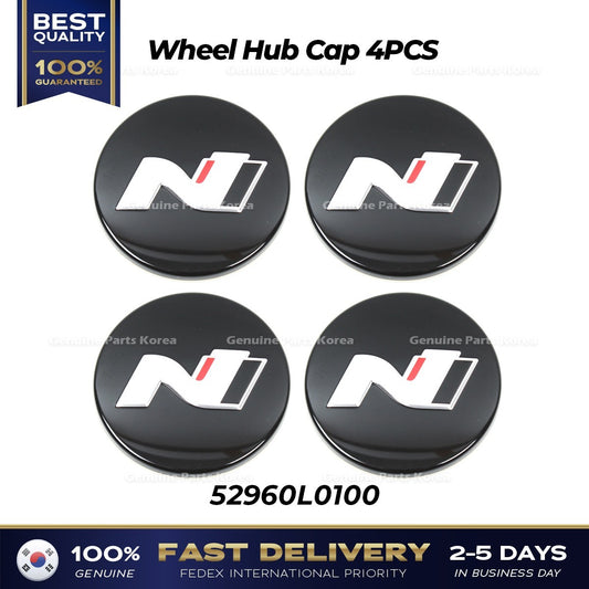 Genuine Wheel Hub Cap 4PCS 52960J3000 for Hyundai Elantra N Sonata Tucson