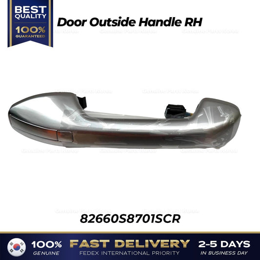Genuine Door Outside Handle RH 82660S8701SCR for Hyundai Palisade