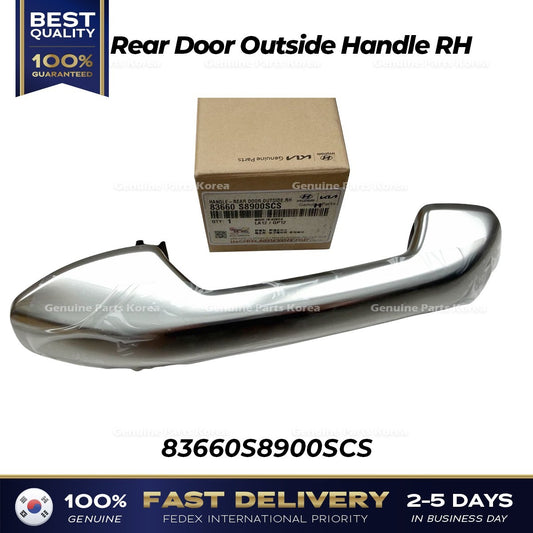Genuine Rear Door Outside Handle RH 83660S8900SCS for Hyundai Palisade