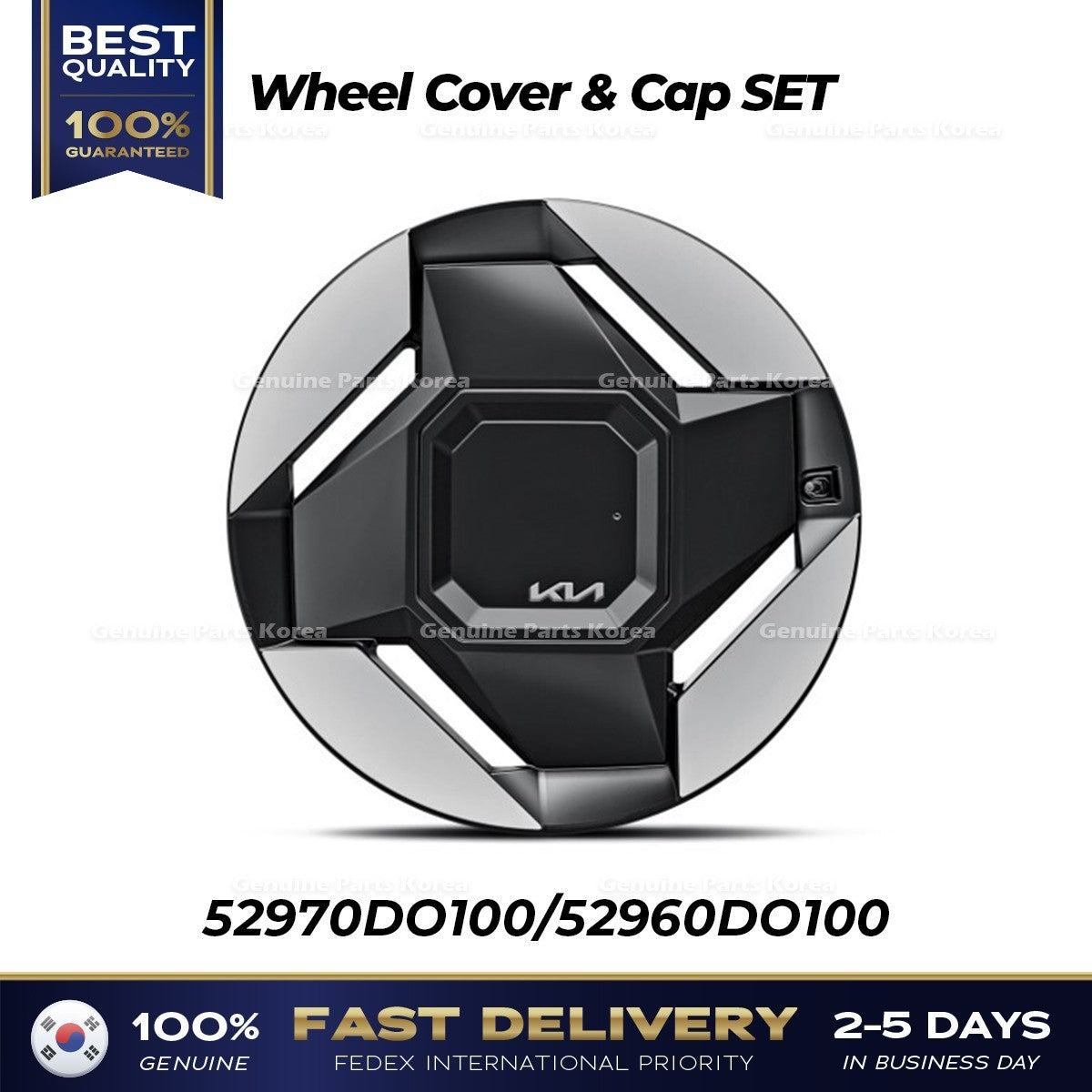 Genuine Wheel Cover & Cap SET 52970DO100 52960DO100 for Kia EV9
