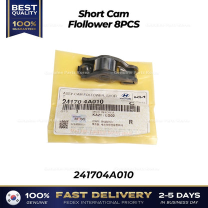 Genuine Short Cam Flollower 8PCS 241704A010 for Hyundai H350