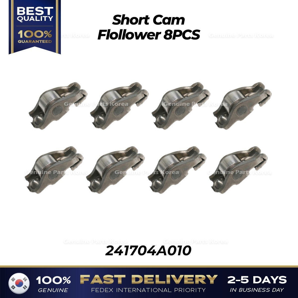 Genuine Short Cam Flollower 8PCS 241704A010 for Hyundai H350