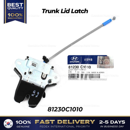 GenuineTrunk Lid Latch 81230C1010 for Hyundai Sonata
