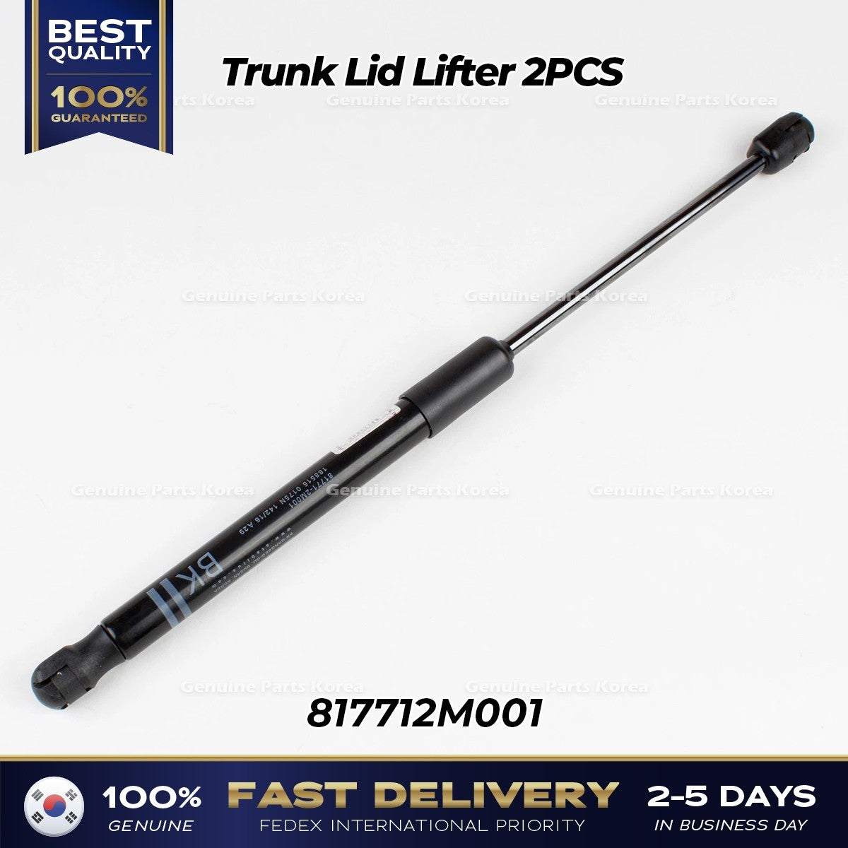 Genuine Trunk Lid Lifter 2PCS 817712M001 for Hyundai Genesis Coupe
