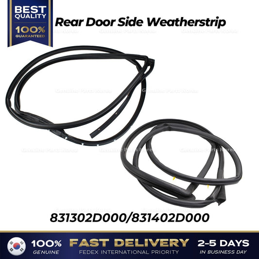 Genuine Rear Door Side Weatherstrip 831302D000 831402D000 for Hyundai Elantra