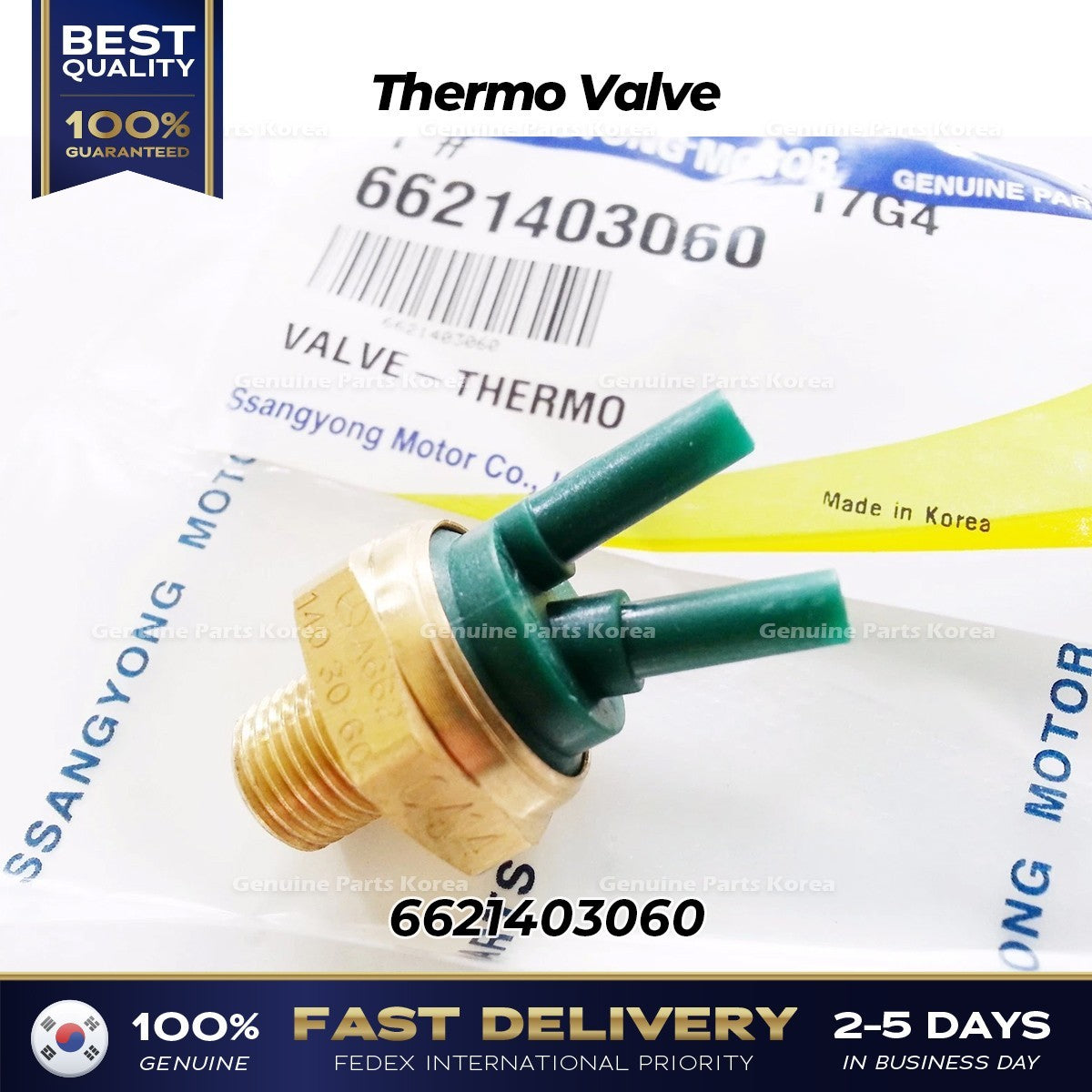Genuine Thermo Valve 6621403060 for Ssangyong Musso Rexton