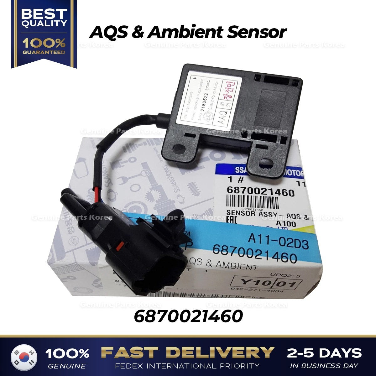 Genuine AQS & Ambient Sensor 6870021460 for Ssangyong Rodius Rexton