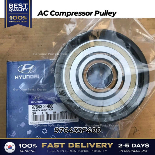 Genuine AC Compressor Pulley 976433F400 for Hyundai Azera Sonata Kia Optima