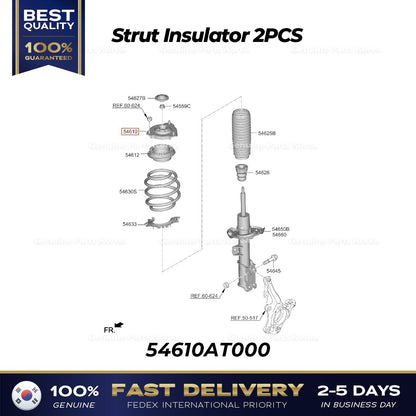 Genuine Strut Insulator 2PCS 54610AT000 for Kia Niro