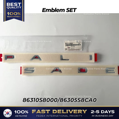 Genuine Emblem SET 86310S8000 86305S8CA0 for Hyundai Palisade