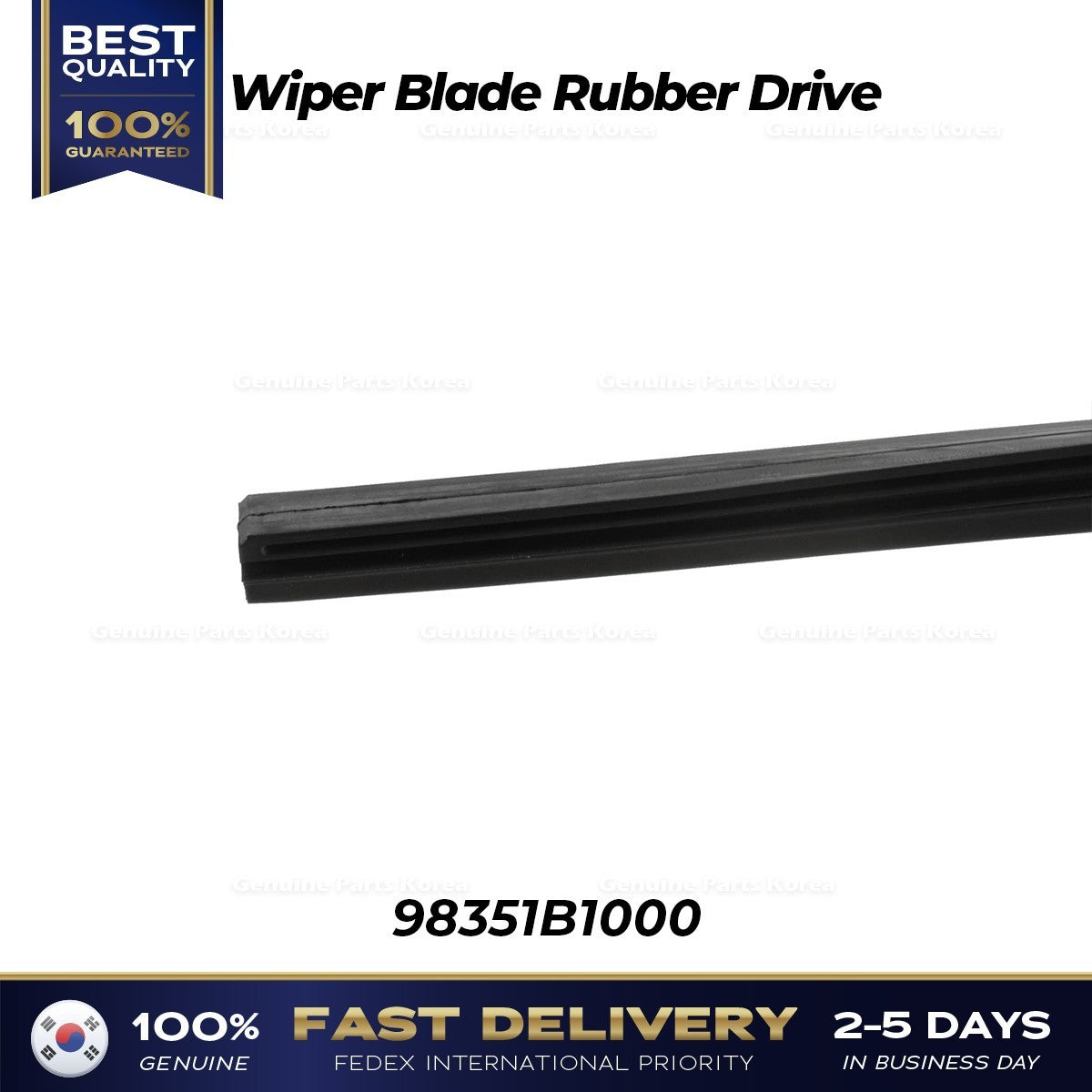 Genuine Wiper Blade Rubber Drive 98351B1000 for Hyundai Genesis Kia