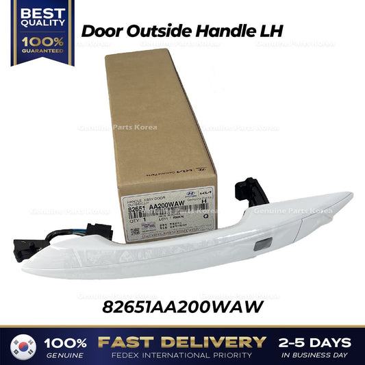 Genuine Door Outside Handle LH 82651AA200WAW for Hyundai Elantra