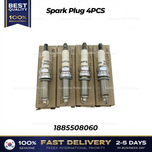 Genuine Spark Plug 4PCS 1885508060 for Hyundai Elantra