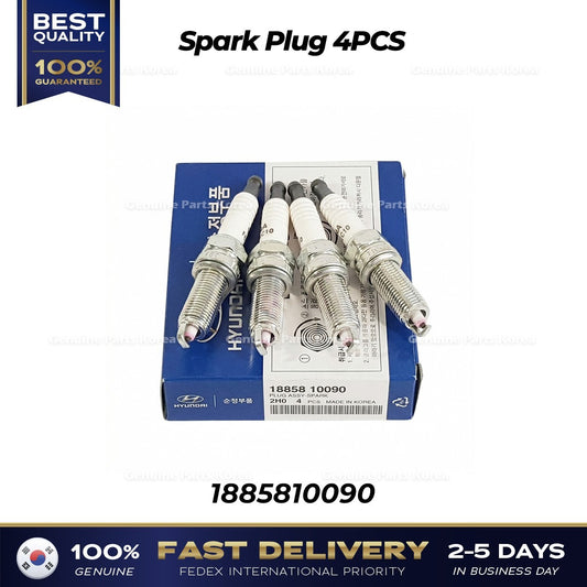 Genuine Spark Plug 4PCS 1885810090 for Hyundai Elantra